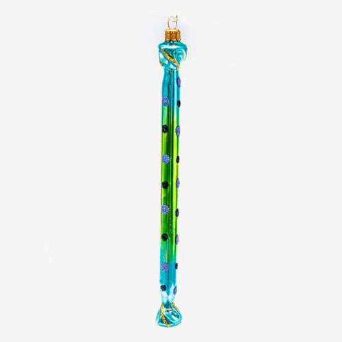 Blue & Green Candy Stick Ornament