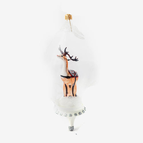 Reindeer Dome Ornament
