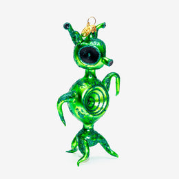 Green Alien Ornament