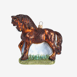 Brown Stallion Ornament