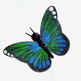 Multicolor Butterfly Clip-On Ornament