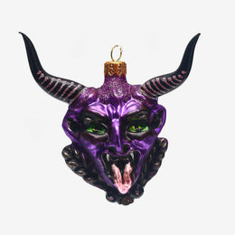 Krampus Head Ornament 48