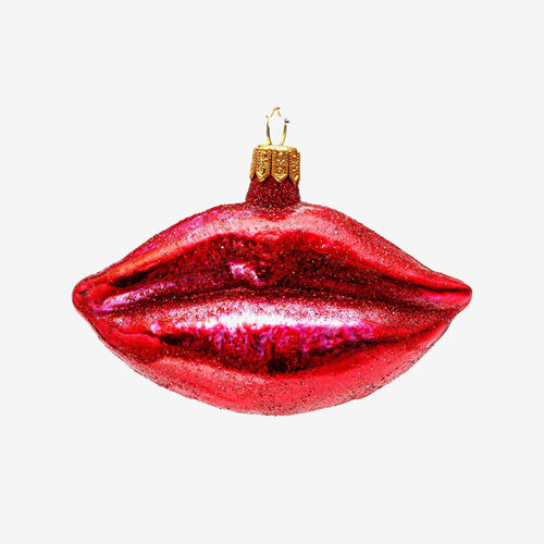 Red Lips Ornament
