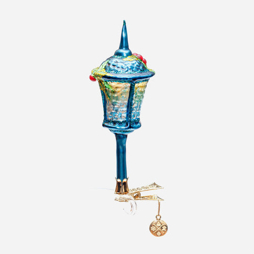 Blue Lantern Clip-on Ornament