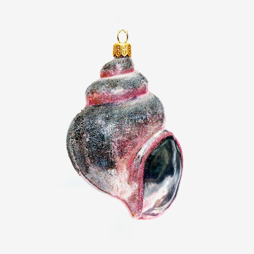 Grey & Pink Sea Shell Ornament