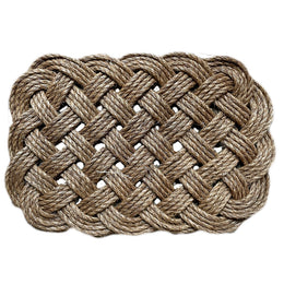 Square Woven  Nautical Rope Entry Rug Doormat