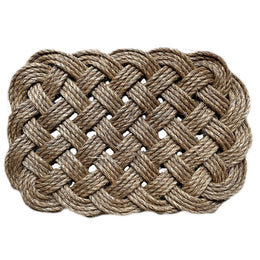 Square Woven Nautical Rope Entry Rug Doormat