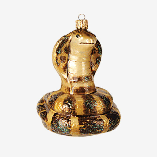 King Cobra Snake Ornament