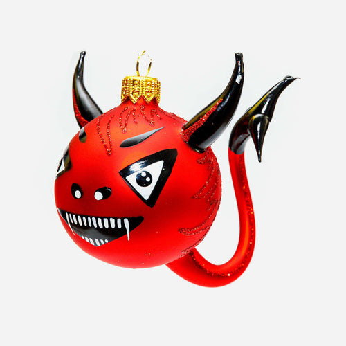 Funny Red Devil Ornament