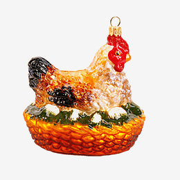Nesting Hen Ornament