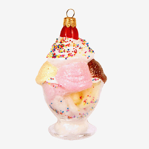 Ice Cream Bowl Ornament