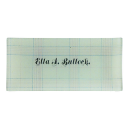 A rectangle handmade decoupage sale item titled Ella A. Bullock (Cards) 