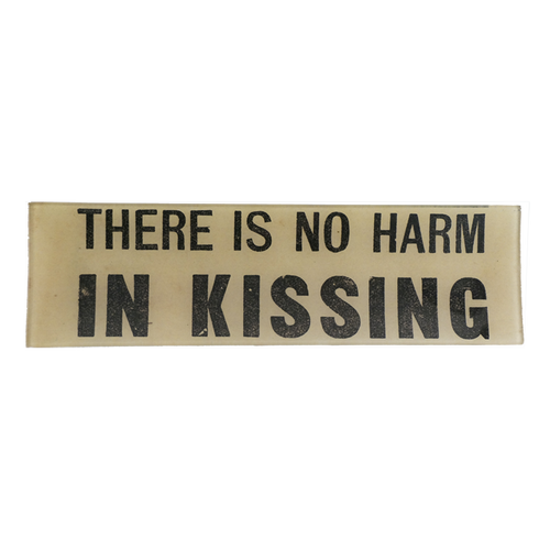 There Is No Harm In Kissing