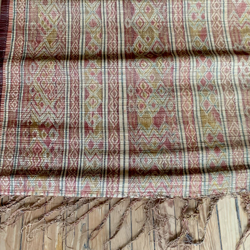 3'8" x 4'6" Vintage Moroccan Tuareg Mat 66
