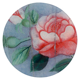 18c Fan Detail - Large Rose - FINAL SALE