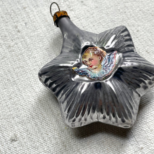 Nostalgic Star with Angel Ornament