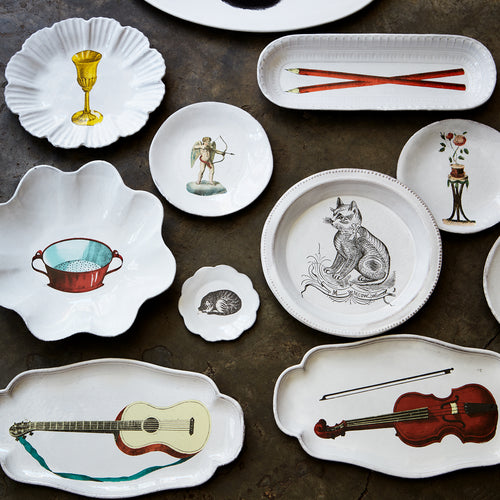 Scenario Cat Soup Plate