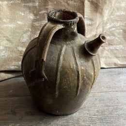 18th Century French Ceramic Oil Vessel (No. 91)