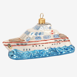 Luxury Yacht Ornament