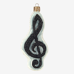 Musical Key Ornament
