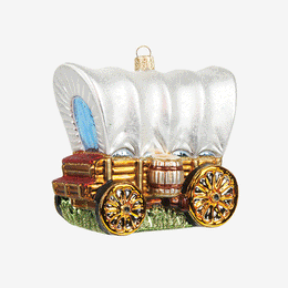 Western Covered Wagon Ornament