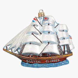 Northern Light Clipper Ship 1853 Ornament
