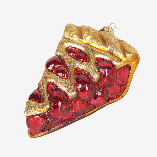 Cherry Pie Slice Ornament