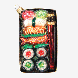 Sushi Plate Ornament
