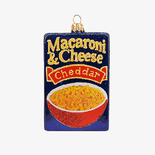Macaroni & Cheese Box Ornament