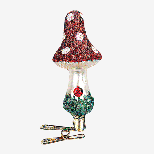 Mushroom Clip-On Ornament
