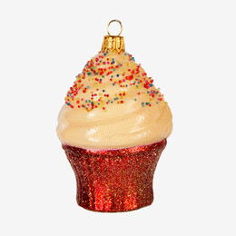 Red Velvet Cupcake Ornament