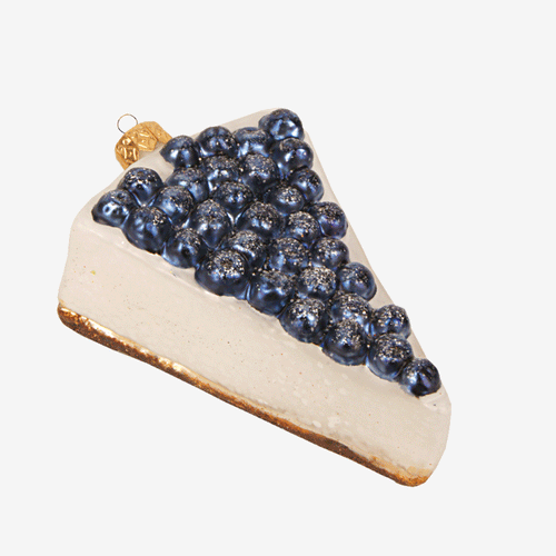 Blueberry Cheesecake Slice Ornament