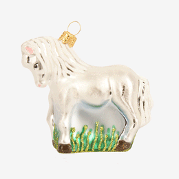 Little White Horse Ornament