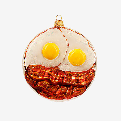 Fried Eggs with Bacon Ornament