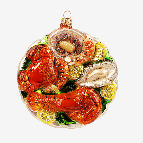 Seafood Plate Ornament