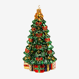 Christmas Tree With Presents Ornament