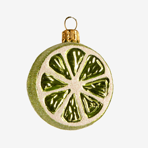 Lime Half Ornament