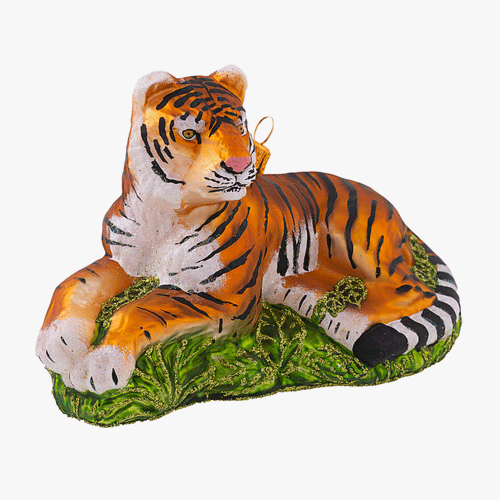 Resting Tiger Ornament