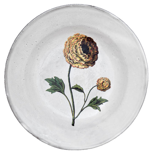 Indian King Ranunculus Soup Plate