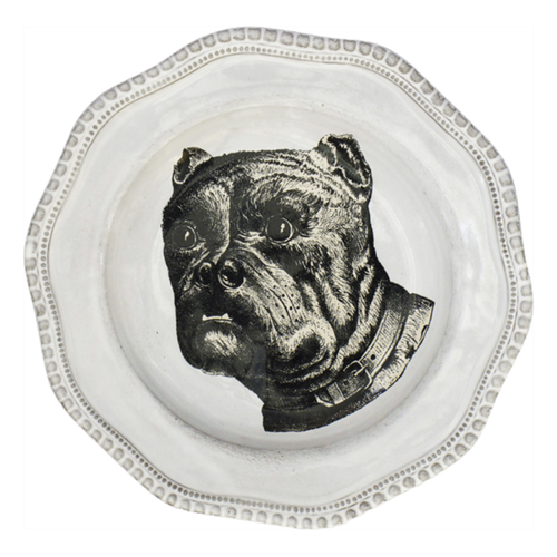 Bulldog Soup Plate