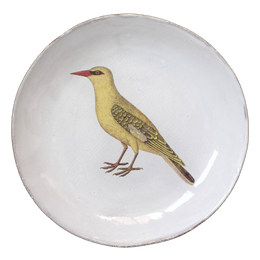 Bengali Yellow Bird Soup Plate