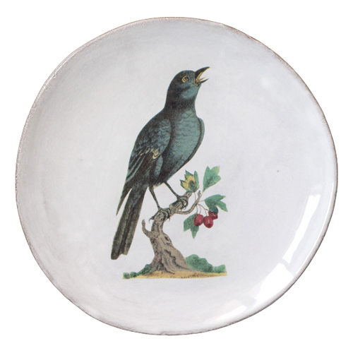 Blue Sparrow Plate