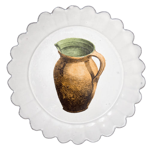 Plate with Pitcher