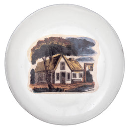 Small House Under Tree Plate