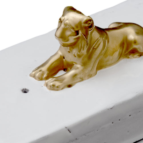 Gold Lion Incense Burner Box