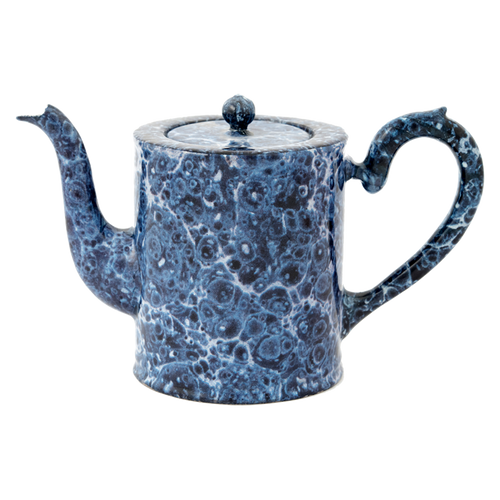 Blue Marble Teapot- Small