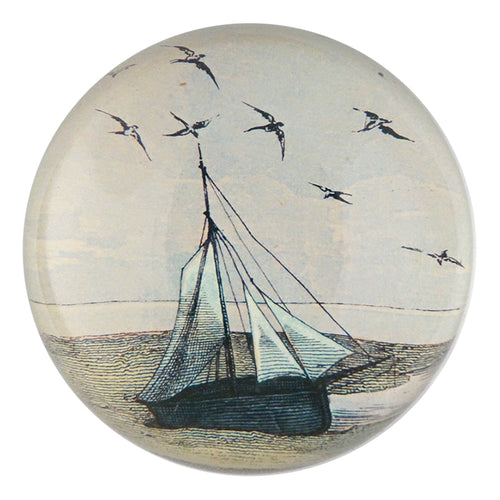 Ship with Gulls