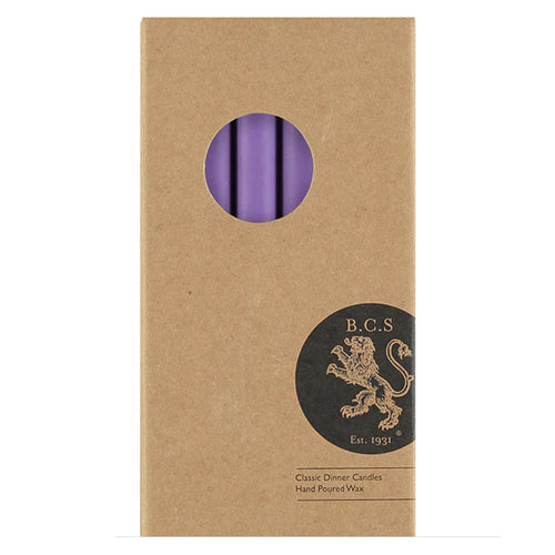 Set of 6 Candles in Doge Purple