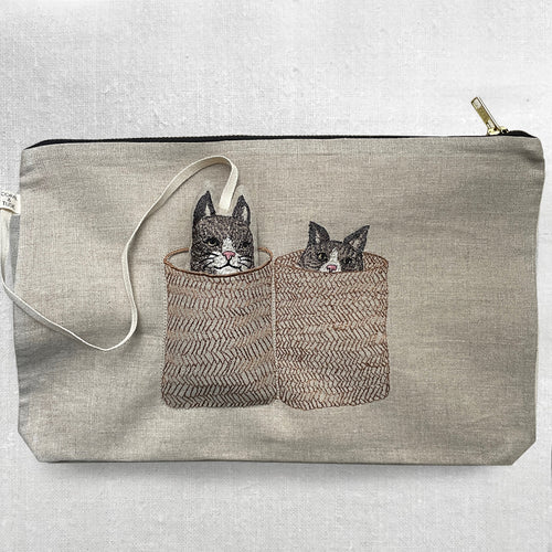Basket Cats with Cat Pal Pouch