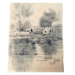 Evert Rabbers Cow Drawing 11